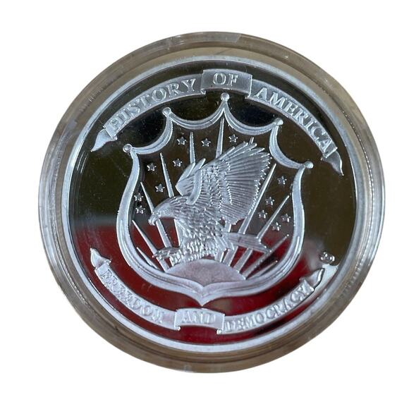 American Mint Birth of Our Nation Declaration of Independence Colored Coin - Picture 3 of 3